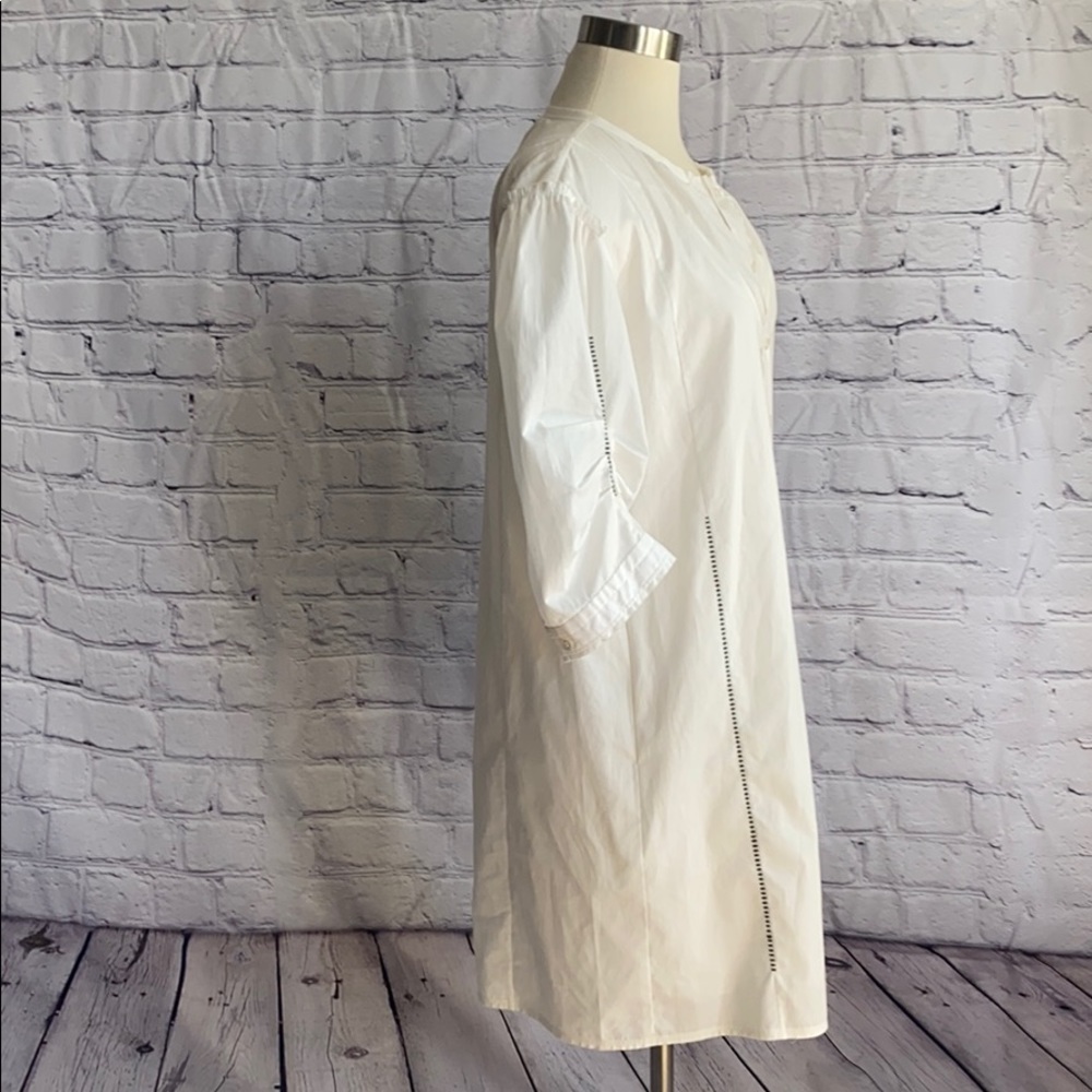 Marc Jacobs white cotton dress with slip - Picture 2 of 10